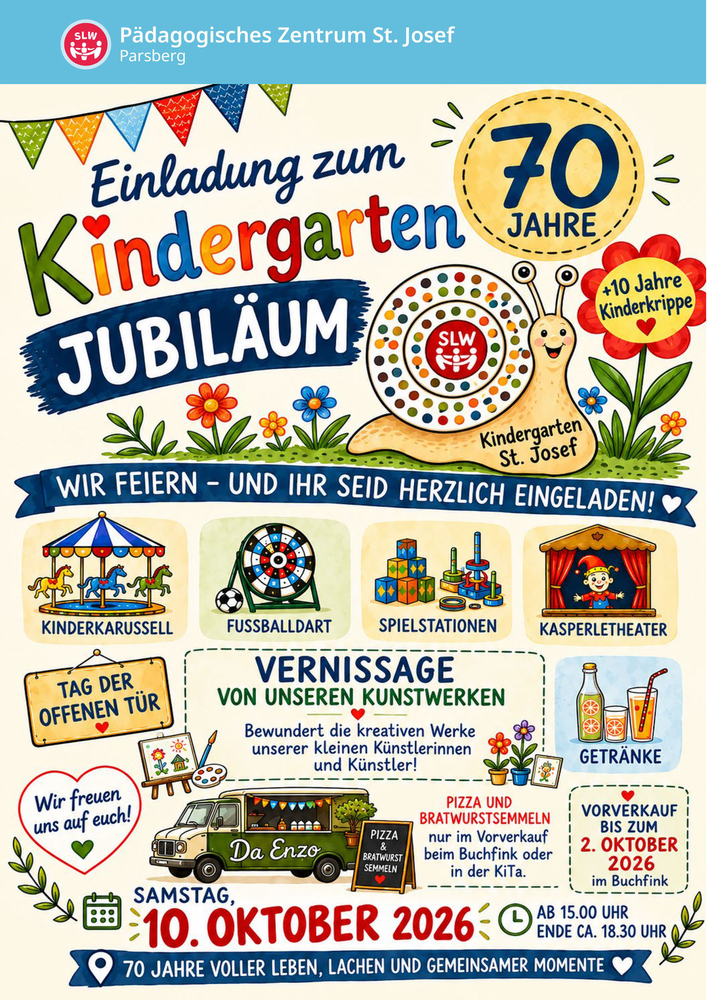 70 jährige Jubiläum des Kindergartens St. Josef